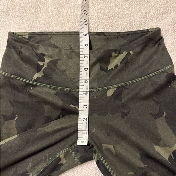 Lululemon Wunder Under Leggings Pant Luon Palm Party Fatigue Green Camo - Picture 10 of 14